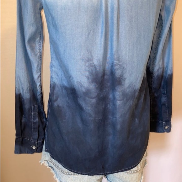 *CUSTOM DYED BUTTON DOWN SHIRT - Picture 4 of 4